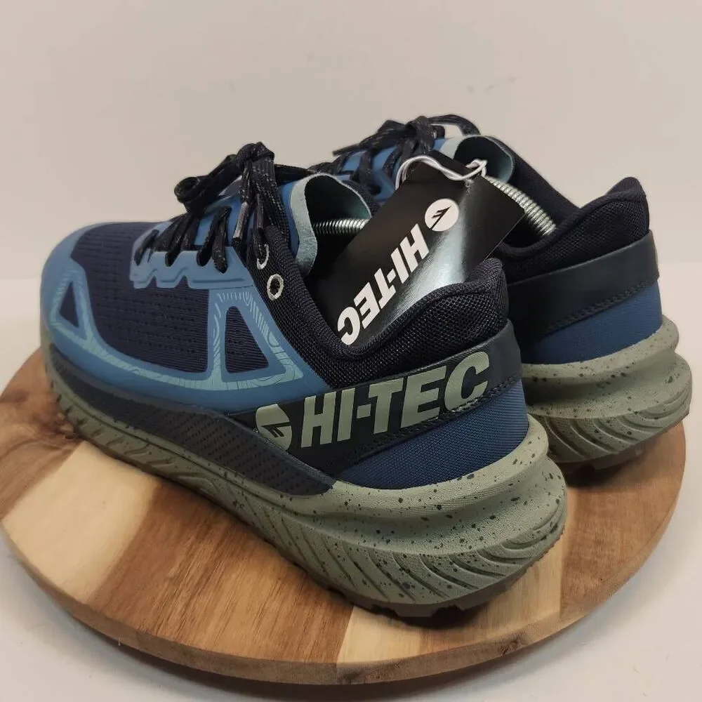 Hi-Tec Catalina Trail Men's Waterproof Running Shoes Size 11 Blue Gray